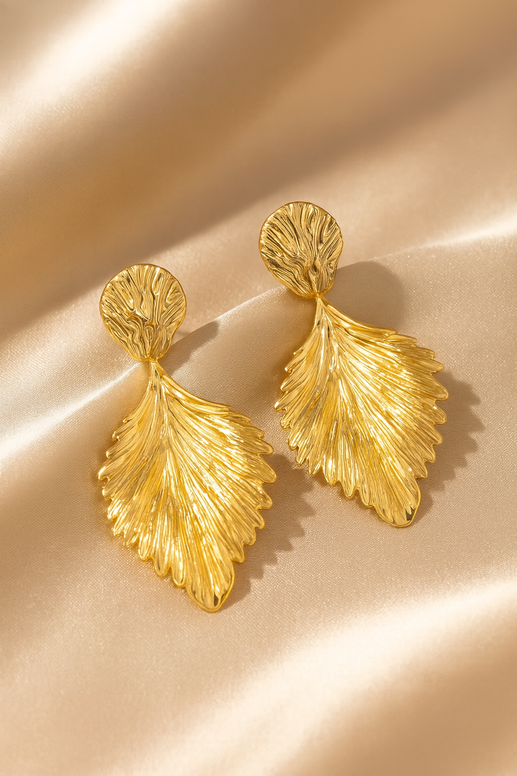 Gold Leaf Earrings
