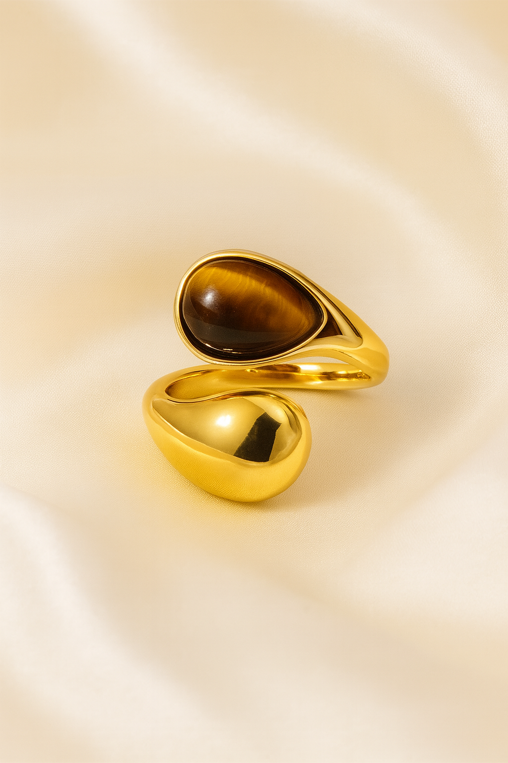 Brown Pearl Ring