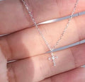 Silver Crossy Necklace
