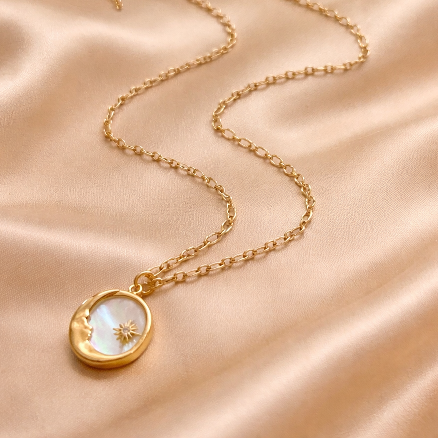 Golden Lunar Necklace