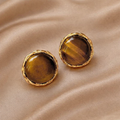 Brown Pearl Earrings